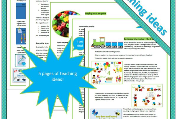 Beginning Place Value – The Train Game