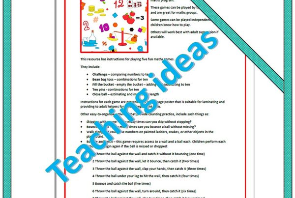 Games For Maths Groups #1